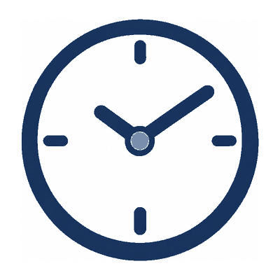 A clock.