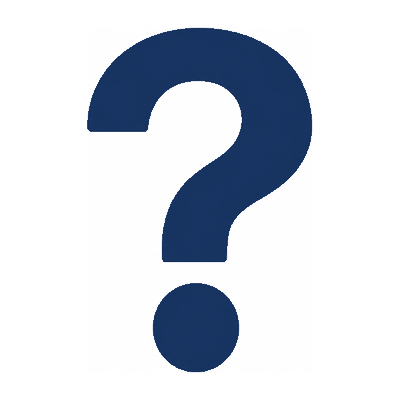 A question mark.